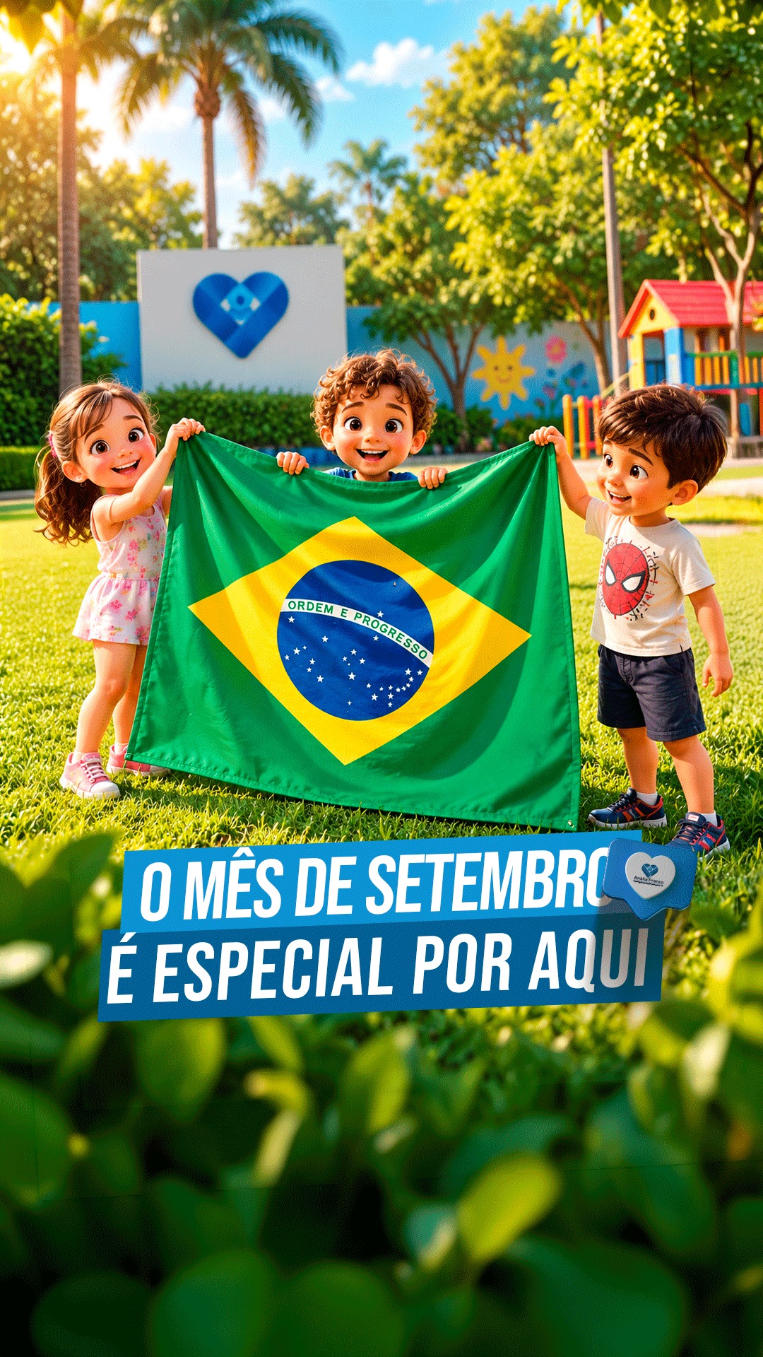 Setembro no Lar: civismo e amor à pátria com as nossas crianças