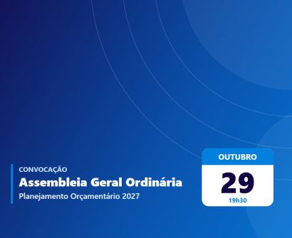 Convocação para a Assembleia Geral Ordinária de 29 de outubro de 2026