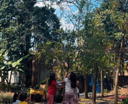 Dia da Árvore: as crianças aprendem a conhecer e cuidar do nosso pomar